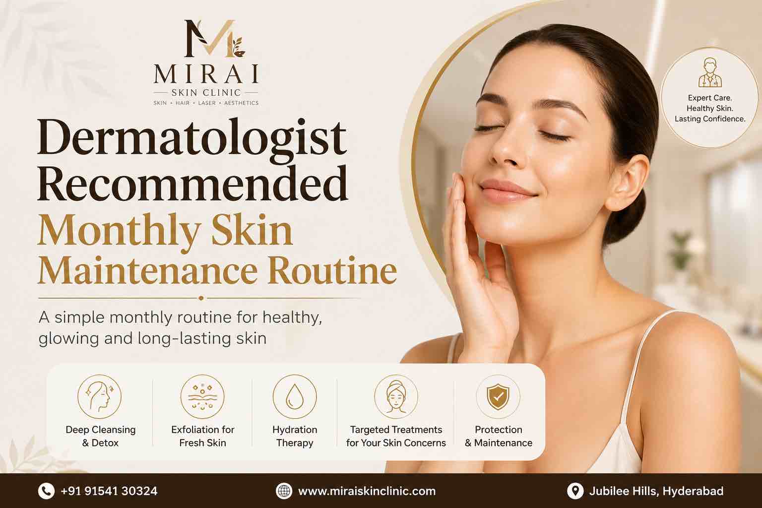 Dermatologist Recommended Monthly Skin Maintenance Routine